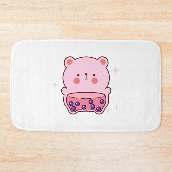 Item preview, Pink Boba Bear Cute Kawaii Bubble Tea Dessert Graphic designed and sold by GeraldineDraw.