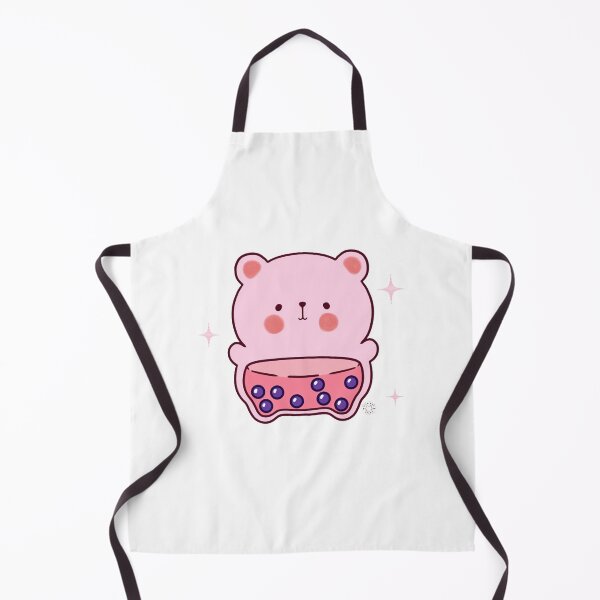 Item preview, Pink Boba Bear Cute Kawaii Bubble Tea Dessert Graphic designed and sold by GeraldineDraw.