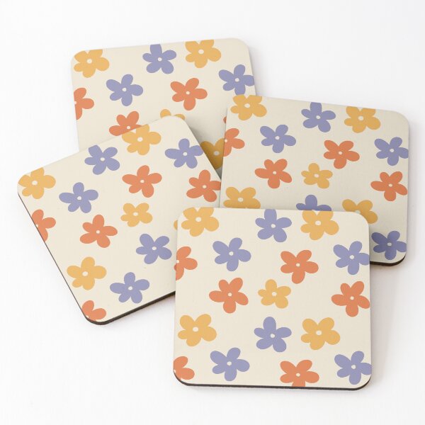 Item preview, Multicolored Flower Pattern designed and sold by The Innocent Ghost Project.