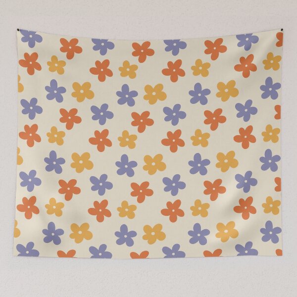 Item preview, Multicolored Flower Pattern designed and sold by The Innocent Ghost Project.