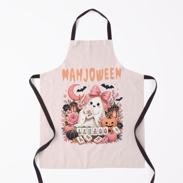 Item preview, Halloween Mahjoong Mahjoween, Spooky Ghost, Pumpkin, Candles, Flowers designed and sold by Adadita.
