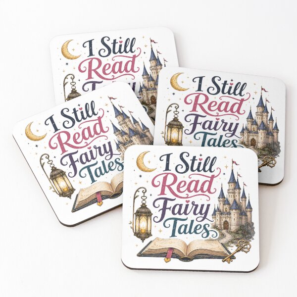Item preview, I Still Read Fairy Tales Vintage Book Lover Design | Fantasy Reader Quote | Storybook Castle | Reading Gift designed and sold by scanusha1979.