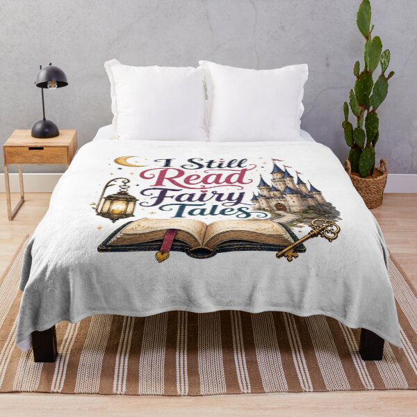 Item preview, I Still Read Fairy Tales Vintage Book Lover Design | Fantasy Reader Quote | Storybook Castle | Reading Gift designed and sold by scanusha1979.
