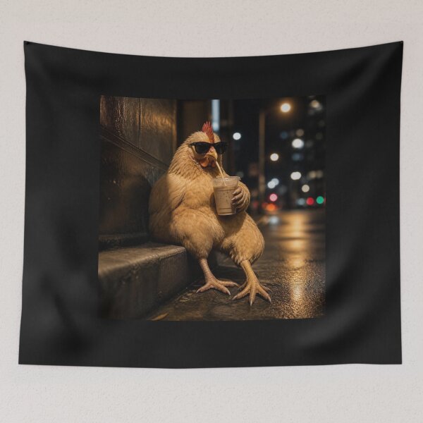 Item preview, Iced Coffee Hen | Cool Chicken Sunglasses | Funny Animal Coffee designed and sold by Reverielook.