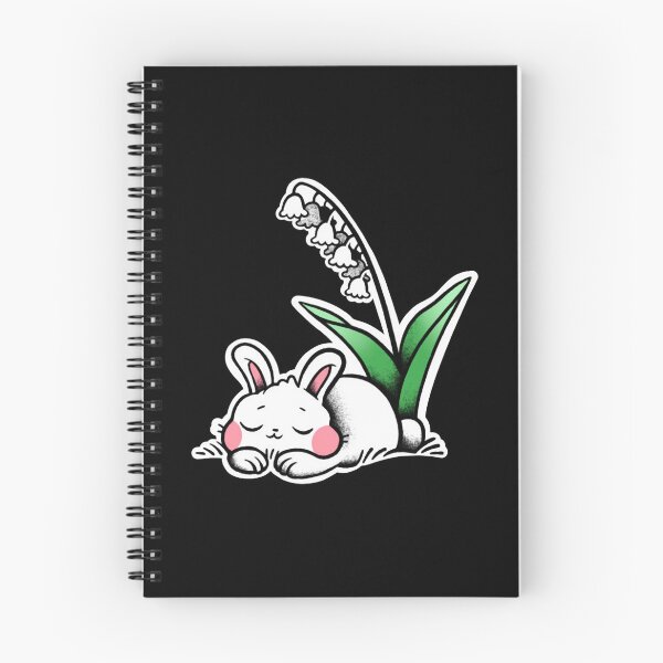 Item preview, Sleepy Bunny Cute Lily Of The Valley Botanical Illustration designed and sold by BlancheDrawe.