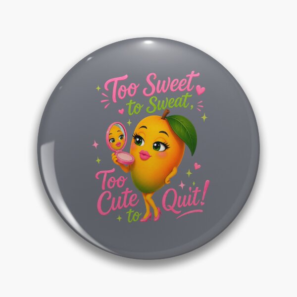Item preview, Too Sweet to Sweat, Too Cute to Quit! Cute Kawaii Mango Beauty T-Shirt designed and sold by Aimetoi.