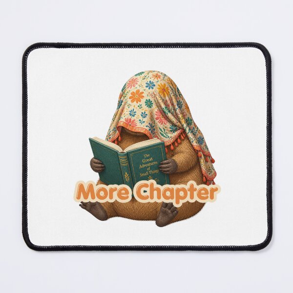 Item preview, Bookworm Capybara designed and sold by LuLuStore8.