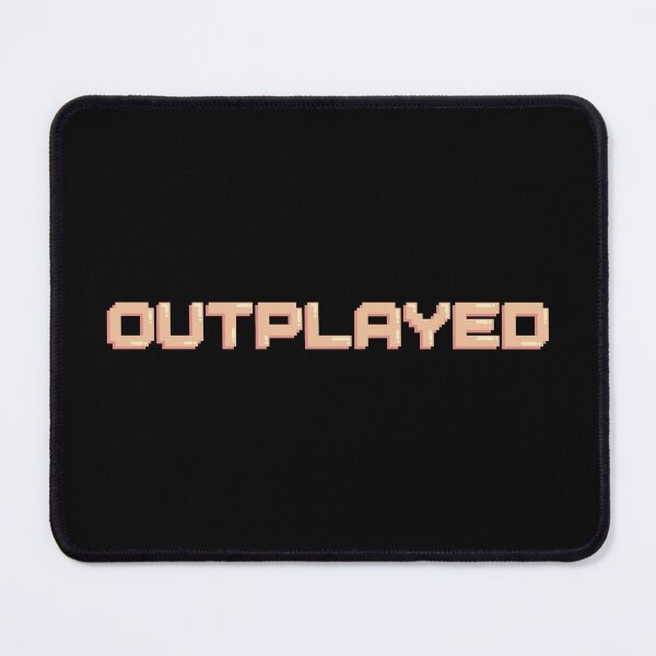 Item preview, Outplayed Gaming Quote Pixel Art Decal designed and sold by alexmaushaus.