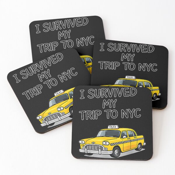 Item preview, I Survived My Trip To NYC New York City Tourist Yellow Cab Souvenir designed and sold by Hugosploosh.