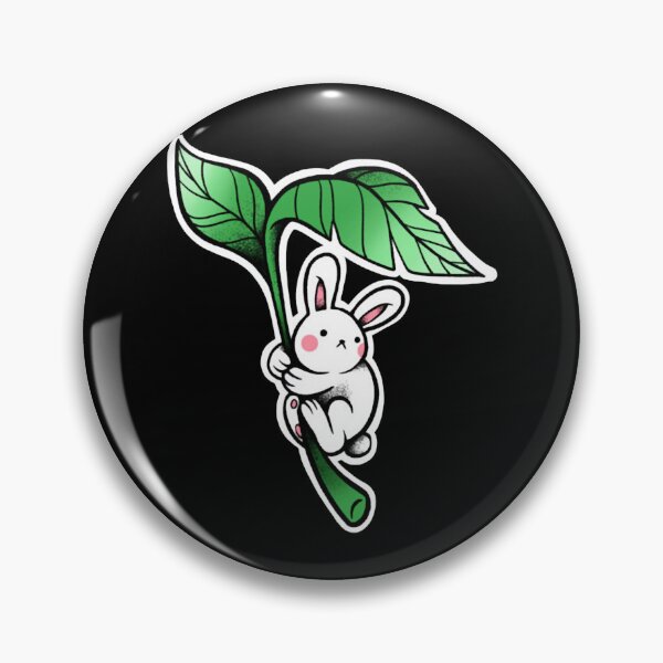 Item preview, Bunny Floating Away Cute Parasol Green Leaf Adventure Graphic designed and sold by BlancheDrawe.