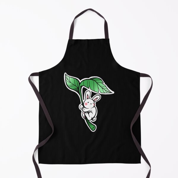 Item preview, Bunny Floating Away Cute Parasol Green Leaf Adventure Graphic designed and sold by BlancheDrawe.