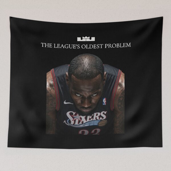 Item preview, LeBron James Sixers, Philadelphia Basketball, Philly NBA Fan, LeBron designed and sold by EvantheSolace.