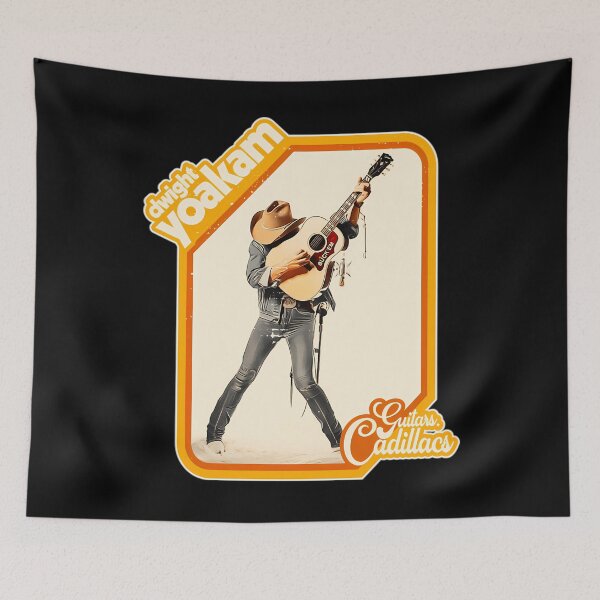 Item preview, dwight yoakam guitars cadillacs retro designed and sold by RaiPicor.