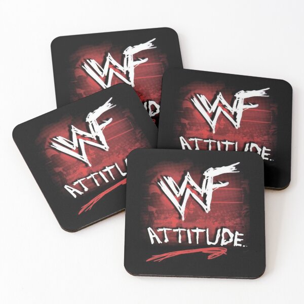 Item preview, WWF Attitude Era Vintage Red Scratch Logo designed and sold by Sedwalhissan.