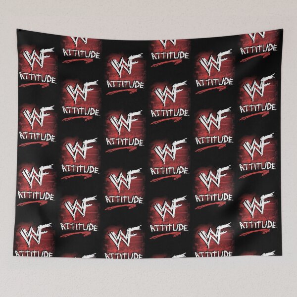 Item preview, WWF Attitude Era Vintage Red Scratch Logo designed and sold by Sedwalhissan.