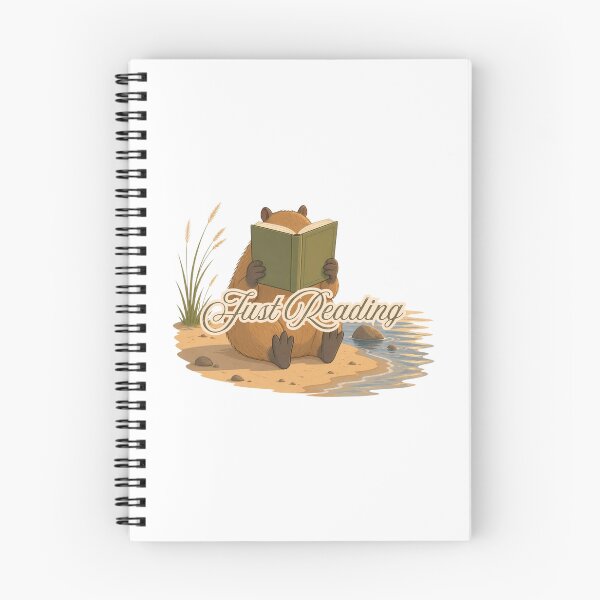 Item preview, Cozy Reading Capybara designed and sold by LuLuStore8.