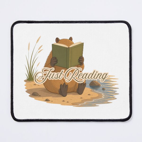 Item preview, Cozy Reading Capybara designed and sold by LuLuStore8.