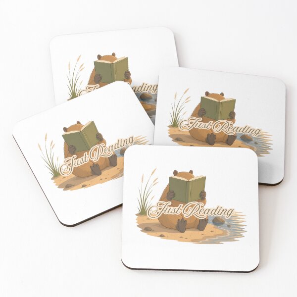Item preview, Cozy Reading Capybara designed and sold by LuLuStore8.
