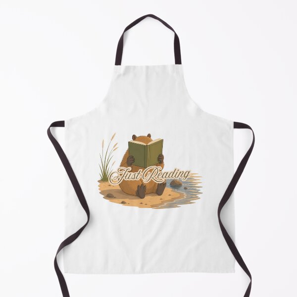 Item preview, Cozy Reading Capybara designed and sold by LuLuStore8.