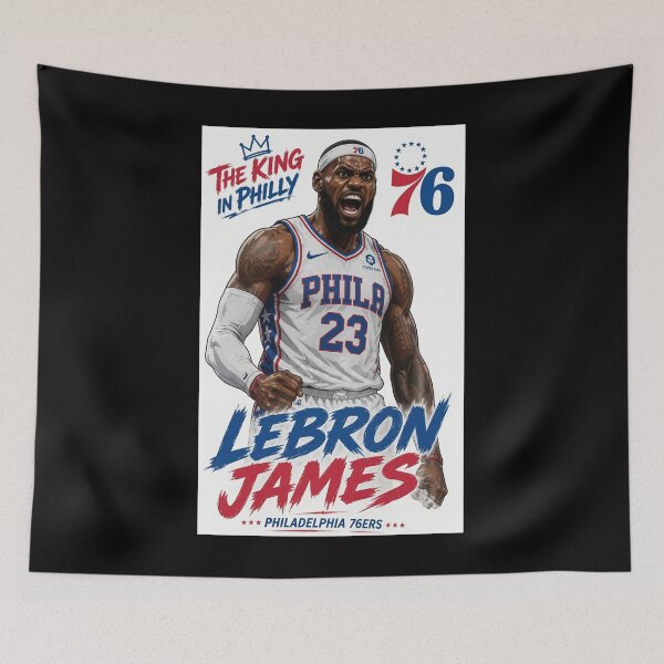 Item preview, Lebron James 76ers designed and sold by EvantheSolace.
