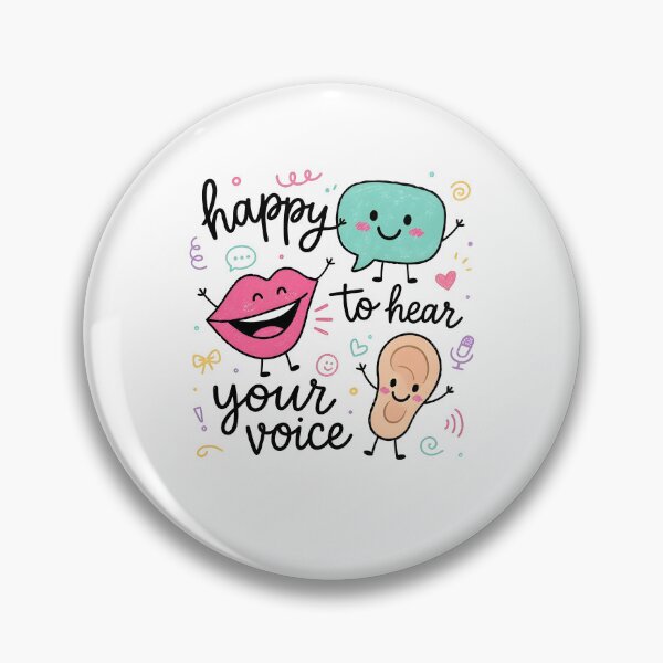 Item preview, Happy To Hear Your Voice Cute Audiology Speech Therapy designed and sold by CocoLama.
