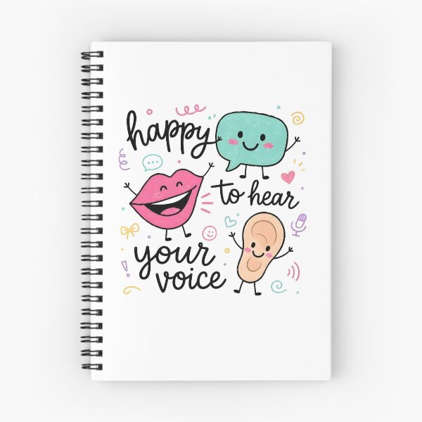 Item preview, Happy To Hear Your Voice Cute Audiology Speech Therapy designed and sold by CocoLama.