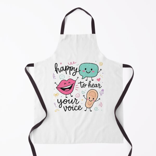 Item preview, Happy To Hear Your Voice Cute Audiology Speech Therapy designed and sold by CocoLama.