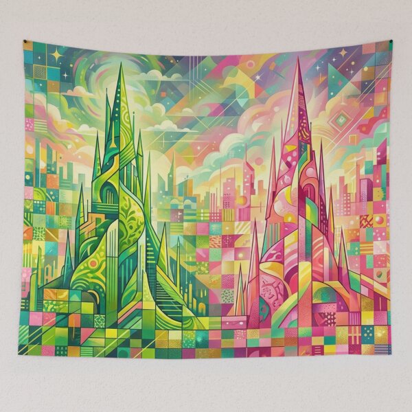 Item preview, Futuristic city vision awakens designed and sold by Sigtrix.