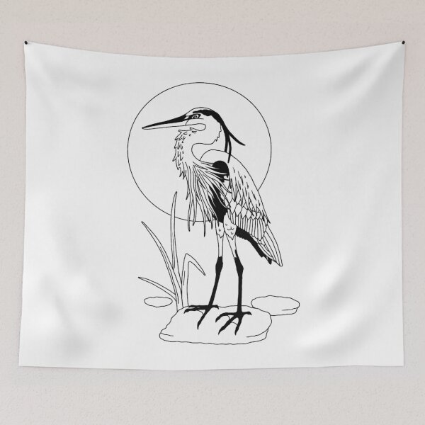 Item preview, great blue heron designed and sold by RaiPicor.