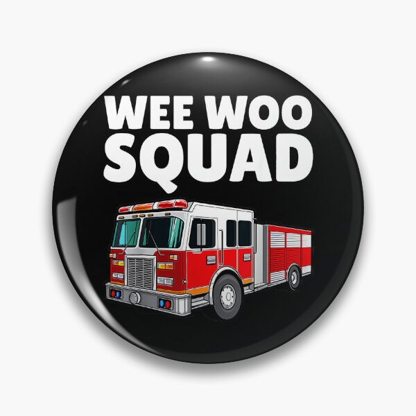 Item preview, Wee Woo Squad Firefighter Fire Truck Emergency Services designed and sold by Hugosploosh.
