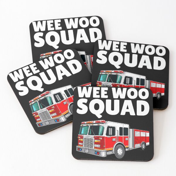 Item preview, Wee Woo Squad Firefighter Fire Truck Emergency Services designed and sold by Hugosploosh.