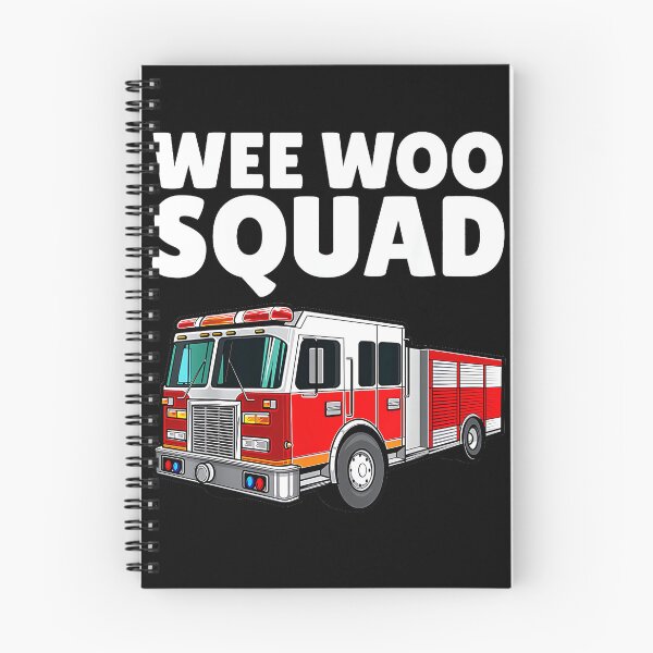 Item preview, Wee Woo Squad Firefighter Fire Truck Emergency Services designed and sold by Hugosploosh.
