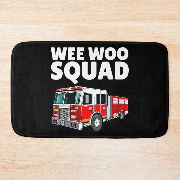 Item preview, Wee Woo Squad Firefighter Fire Truck Emergency Services designed and sold by Hugosploosh.