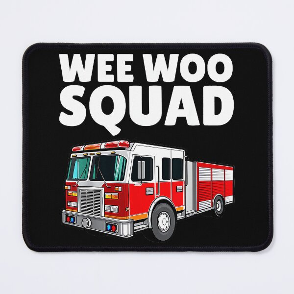 Item preview, Wee Woo Squad Firefighter Fire Truck Emergency Services designed and sold by Hugosploosh.