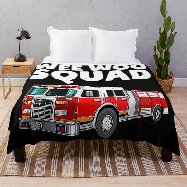 Item preview, Wee Woo Squad Firefighter Fire Truck Emergency Services designed and sold by Hugosploosh.