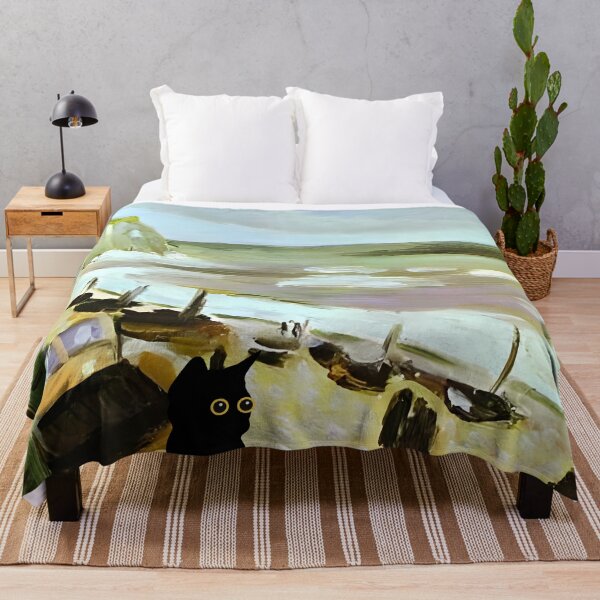 Item preview, Matisse Cat at the Open Window - Impressionist Ocean View designed and sold by PurrfectHome.
