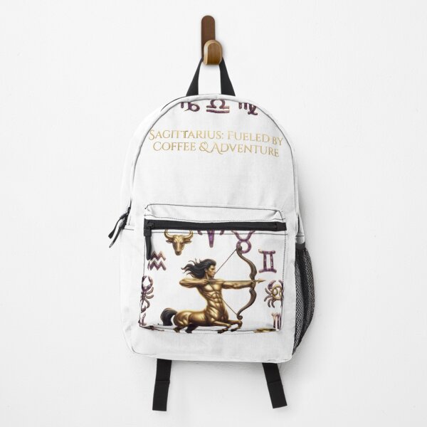 Item preview, Sagittarius Fueled By Coffee Adventure designed and sold by Zodiac Celestial Art.