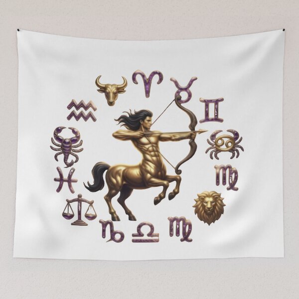 Item preview, Sagittarius Fueled By Coffee Adventure designed and sold by Zodiac Celestial Art.