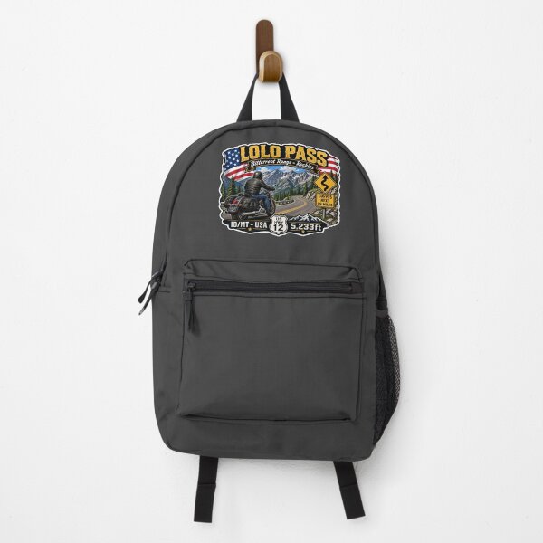 Item preview, Lolo Pass Idaho, Montana Rocky Mountains Motorcycle Sticker TShirt 04 designed and sold by OuterShellUK.