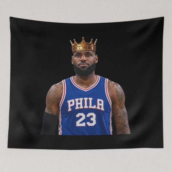 Item preview, LeBron James Philadelphia 76ers, Basketball Fan, Minimal Sports, Philly Basketball designed and sold by EvantheSolace.