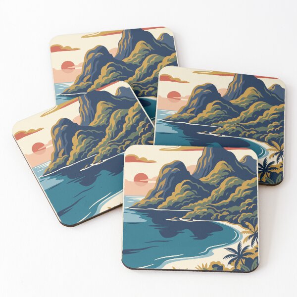 Item preview, American Samoa National Park USA Travel Vintage designed and sold by RareDeerArt.