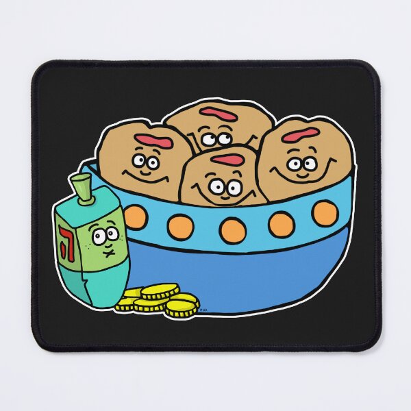 Item preview, Cute Hanukkah Donuts & Dreidel Sticker | Sufganiyot & Gelt Trio Cartoon designed and sold by MyxaART.