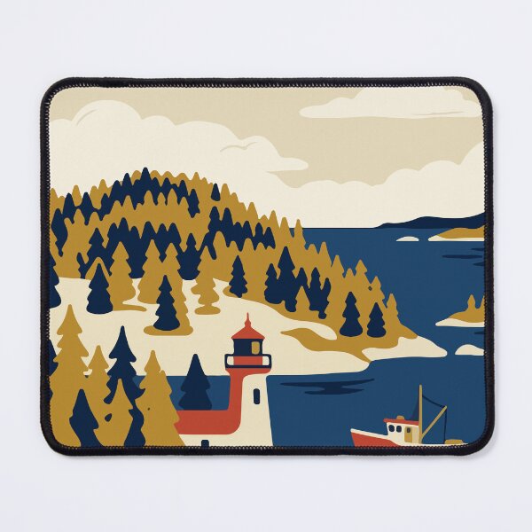 Item preview, Isle Royale National Park USA Travel Vintage designed and sold by RareDeerArt.