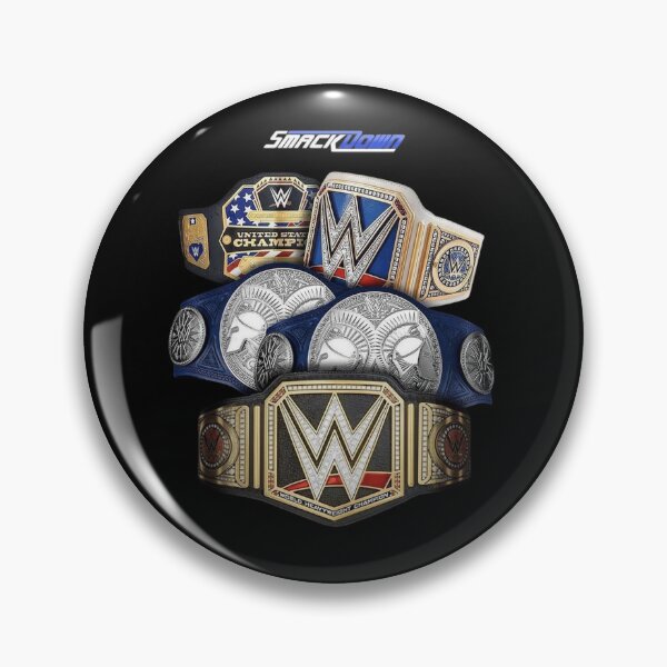 Item preview, WWE SmackDown Championship Belts Stack Graphic designed and sold by Sedwalhissan.