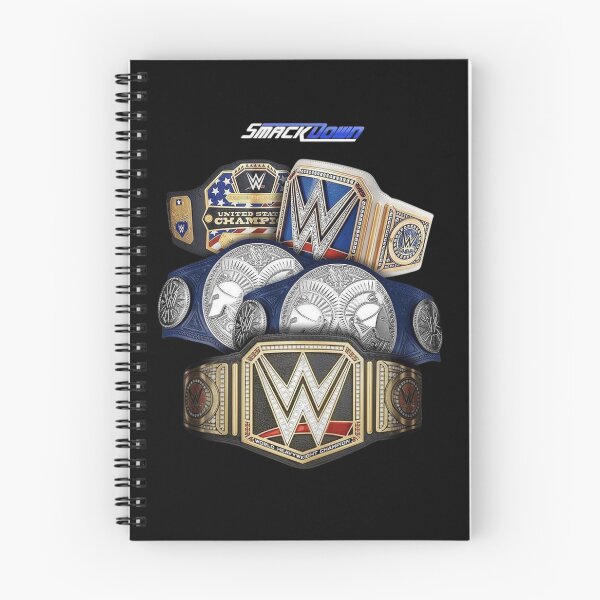 Item preview, WWE SmackDown Championship Belts Stack Graphic designed and sold by Sedwalhissan.