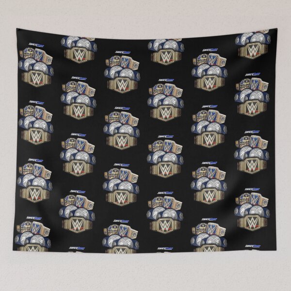 Item preview, WWE SmackDown Championship Belts Stack Graphic designed and sold by Sedwalhissan.