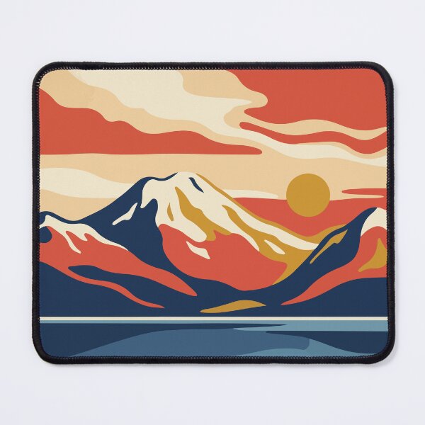 Item preview, Lake Clark National Park USA Travel Vintage designed and sold by RareDeerArt.