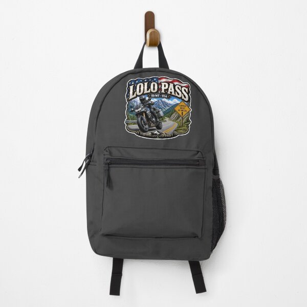 Item preview, Lolo Pass Idaho, Montana Rocky Mountains Motorcycle Sticker TShirt 05 designed and sold by OuterShellUK.