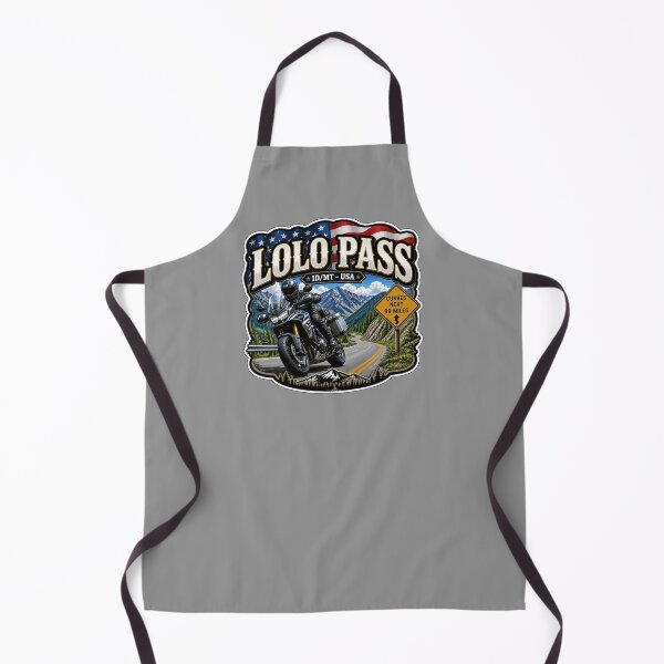 Item preview, Lolo Pass Idaho, Montana Rocky Mountains Motorcycle Sticker TShirt 05 designed and sold by OuterShellUK.