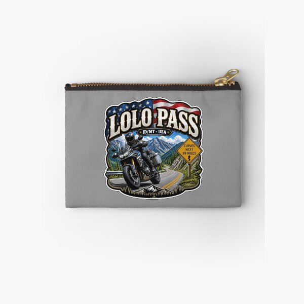 Item preview, Lolo Pass Idaho, Montana Rocky Mountains Motorcycle Sticker TShirt 05 designed and sold by OuterShellUK.